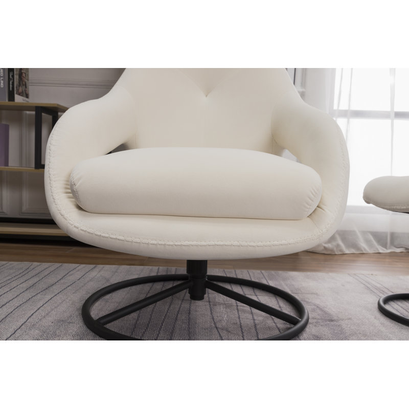 Mercury Row® Myler Upholstered Swivel Accent Chair & Reviews Wayfair